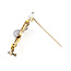 Brooch Two Tone Golf Club Two Tone 0.17ctw Round Diamonds  3.75ct  Sapphire    18k & Platinum 44x18mm  5.97g 226070118