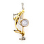 Brooch Two Tone Golf Club Two Tone 0.17ctw Round Diamonds  3.75ct  Sapphire    18k & Platinum 44x18mm  5.97g 226070118