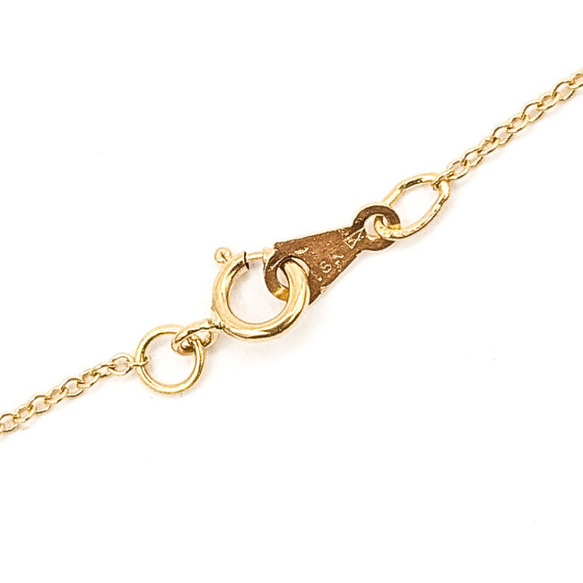 Pendant Solitaire Ribbon .40ct Round Diamond 14ky 16x10mm 16" 2.73g 226070155