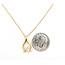 Pendant Solitaire Ribbon .40ct Round Diamond 14ky 16x10mm 16" 2.73g 226070155