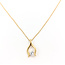 Pendant Solitaire Ribbon .40ct Round Diamond 14ky 16x10mm 16" 2.73g 226070155