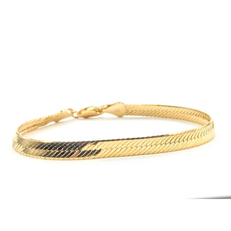 Bracelet Herringbone Lobster Clasp 14ky 5mm 7" 6.66g 226042010