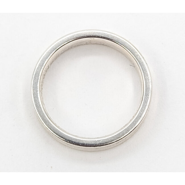Ring Tiffany & Co 1837 925 4mm Sz7.5 4.4g 126072011