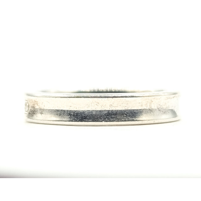 Ring Tiffany & Co 1837 925 4mm Sz7.5 4.4g 126072011