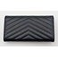 Wallet Saint Laurent Cassandre Large Flap Wallet Black Caviar 372264 BOW01 1000 126075058