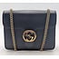 Handbag Gucci Interlocking G Small Black Pebble Leather Shoulder Bag 510304 126075059