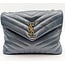 Handbag Saint Laurent Loulou Satchel Small Grey 11.5x8" 494699 FACKS 1000 126075057