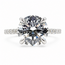 Ring Engagement Hidden Halo 3.10ct Round Lab Grown Diamond IGI: LG732582312 .50ctw Colorless Lab Grown Diamonds 14kw 2mm Sz7 3.97g 126080012