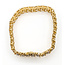 Bracelet Scalloped Link Hidden Box Clasp 5.00ctw Round Diamonds        10ky 9.5mm 6.9" 17.79g 226070077