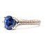 Ring Peek-a-boo Diamonds  0.43ctw Round Diamonds GIA Report: 1232572263 1.12ct Royal Blue Sapphire    18kw 2.7mm Sz4.5 3.44g 226070103
