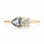 Ring Et Toi Moi 0.47ct Cushion Diamond GIA : 6237584910 .43ct Color-Changing Alexandrite 14ky 1.5mm Sz7 2.17g 126070162