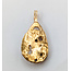 Pendant Nugget .08ctw Round Diamonds 14ky 1.25x.55" 4.77g 126080018
