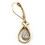 Earrings Tear Drop Dangle 10ky 1.1x.4" 2.73g 126072008