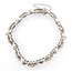 Bracelet Art Deco Revival Floral Filigree .80ctw Round Diamonds 18kw 10mm 7" 31.19g 126080017