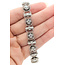 Bracelet Art Deco Revival Floral Filigree .80ctw Round Diamonds 18kw 10mm 7" 31.19g 126080017