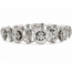 Bracelet Art Deco Revival Floral Filigree .80ctw Round Diamonds 18kw 10mm 7" 31.19g 126080017