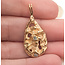 Pendant Nugget .08ctw Round Diamonds 14ky 1.25x.55" 4.77g 126080018