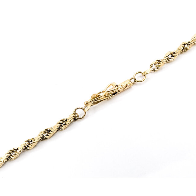 Necklace Rope 14ky 3mm 23" 6.67g 226042007