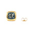 Earrings Stud 5.2ctw Sky Blue Topaz 14ky 11mm 4.14g 226080003