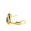 Earrings Leverback 1.1ctw Purple Amethyst 14ky .75x.25" 2.84g 226080004