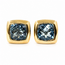Earrings Stud 5.2ctw Sky Blue Topaz 14ky 11mm 4.14g 226080003