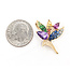 Pendant Bouquet .50ctw Multi-Color Sapphire 1.00ctw Purple Amethyst 14ky 1x.75" 2.43g 226080005