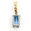 Pendant Drop Pearl Enhancer .25ctw Round Diamonds 2.6ct Sky Blue Aquamarine 14ktt .9x.45" 3.42g 226080006