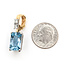 Pendant Drop Pearl Enhancer .25ctw Round Diamonds 2.6ct Sky Blue Aquamarine 14ktt .9x.45" 3.42g 226080006
