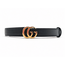 Belt Gucci GG Marmont Thin Black Leather 864433 30" 126075063