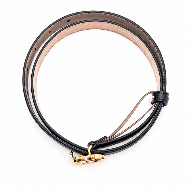Belt Gucci GG Marmont Thin Black Leather 864433 30" 126075063