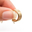 Earrings Tube Basket 14ky 15mm 1.73g 126082017
