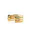 Earrings Tube Basket 14ky 15mm 1.73g 126082017