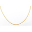 Necklace Woven Mesh Tube Lobster Clasp 14ky 2mm 20" 5.4g 126082009