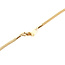 Necklace Woven Mesh Tube Lobster Clasp 14ky 2mm 20" 5.4g 126082009