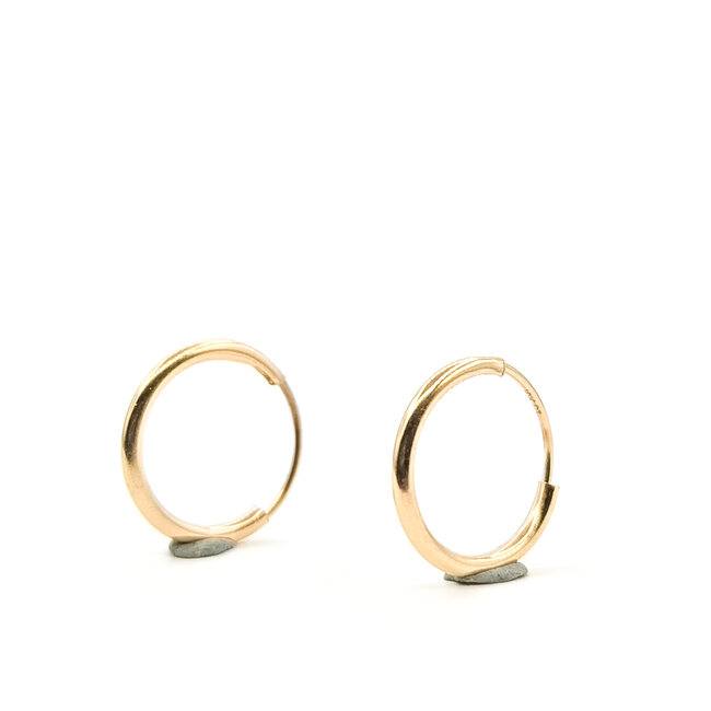 Earrings Hoop 10ky 12mm .25g 126082014