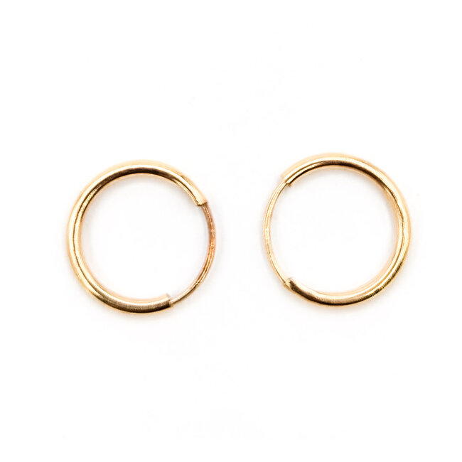 Earrings Hoop 10ky 12mm .25g 126082014