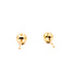 Earrings Ball Stud 14ky 5mm .53g 126082016
