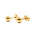 Earrings Ball Stud 14ky 5mm .53g 126082016