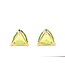 Earrings Stud 4ctw Green Peridot 14ky .4" 2.33g 126080048