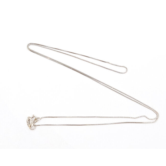 Necklace Box Link Spring Clasp 14kw .6mm 19" 1.25g 126082004