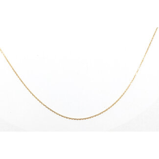 Necklace Rolo Link Lobster Clasp 14ky 1mm 18-20" 2.53g 126082011