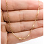 Necklace Rolo Link Lobster Clasp 14ky 1mm 18-20" 2.53g 126082011