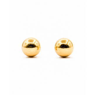 Earrings Ball Stud 14ky 5mm .53g 126082016