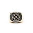 Ring Signet Cluster .75ctw Round Diamonds 14ktt 15mm Sz9 14.73g 126020043