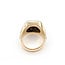 Ring Signet Cluster .75ctw Round Diamonds 14ktt 15mm Sz9 14.73g 126020043