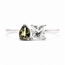 Ring Et Toi Moi 0.60ct Princess Diamond GIA: 7235197388 .4ct Color-Changing Alexandrite 14kw 1.5mm Sz7 2.27g 126070160