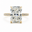 Ring Engagement Hidden Halo 5.10ct Radiant Lab Grown Diamond IGI: LG787604803 .50ctw Colorless Lab Grown Diamonds 14ky 2.25mm Sz7 5.06g 126080008