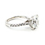 Ring Engagement Hidden Halo 5.10ct Round Lab Grown Diamond IGI: LG694552016 .50ctw Colorless Lab Grown Diamonds 14kw 2.25mm Sz7 5.13g 126080010