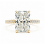 Ring Engagement Hidden Halo 3.10ct Radiant Lab Grown Diamond IGI: LG758550633 .40ctw Colorless Lab Grown Diamonds 14ky 2mm Sz7 3.87g 126080013