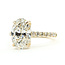 Ring Engagement Hidden Halo 3.58ct Oval Lab Grown Diamond IGI: LG719539306 .50ctw Colorless Lab Grown Diamonds 14ky 2.25mm Sz7 4.54g 126080015